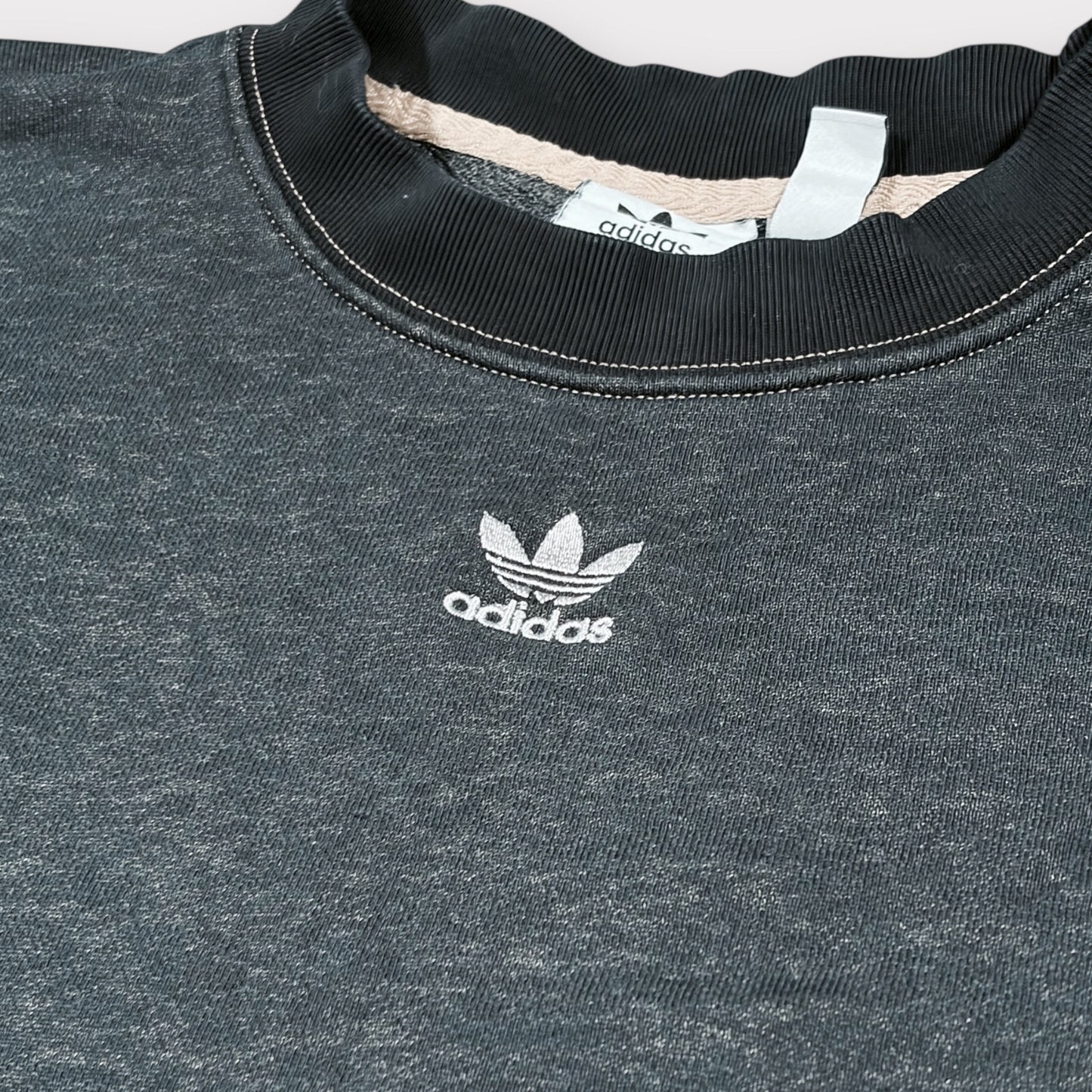 ADIDAS ORIGINALS EMBROIDERED SWEATSHIRT (UK 8)