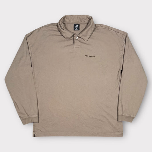 NEW BALANCE LONG SLEEVED POLO SHIRT (M)