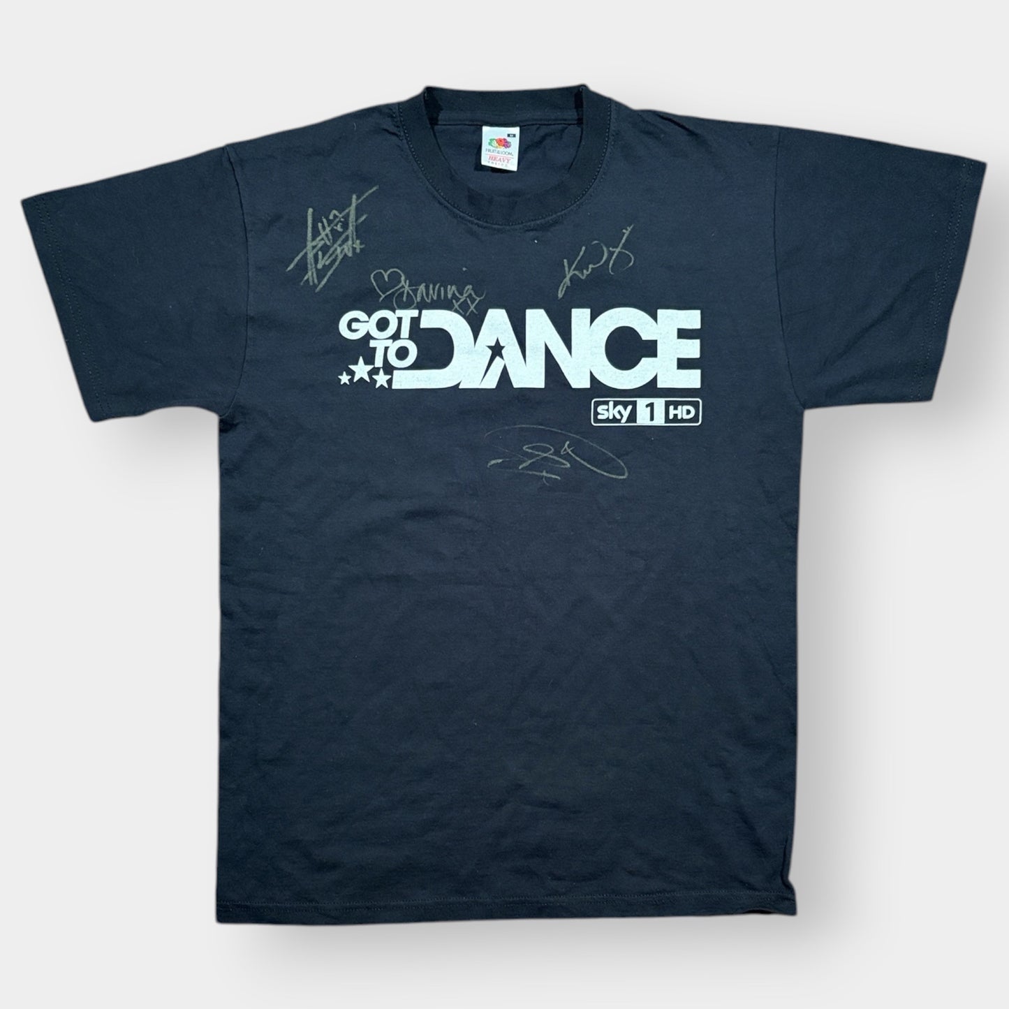 GOT TO DANCE | SKY ONE SIGNED PROMO TEE (M)