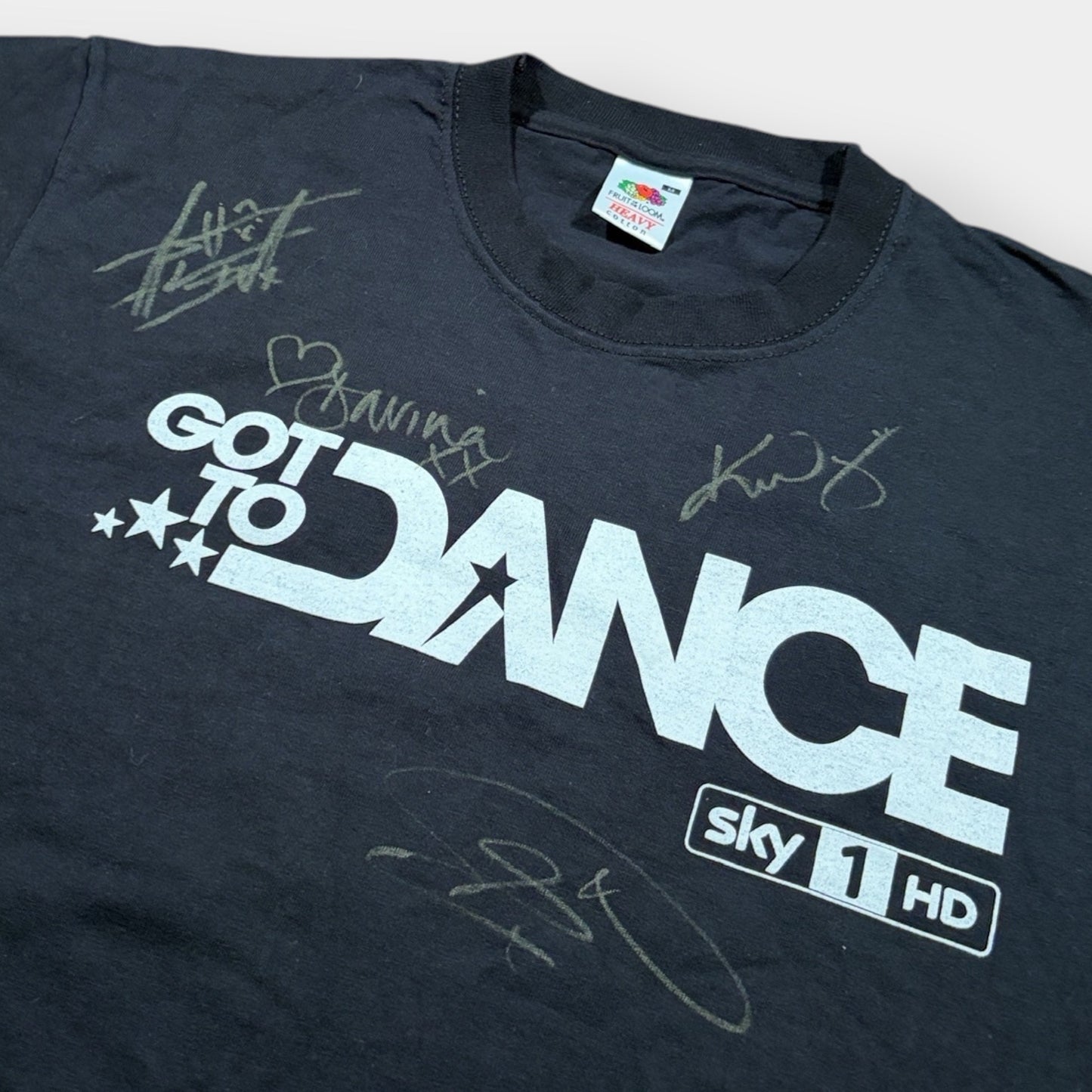 GOT TO DANCE | SKY ONE SIGNED PROMO TEE (M)