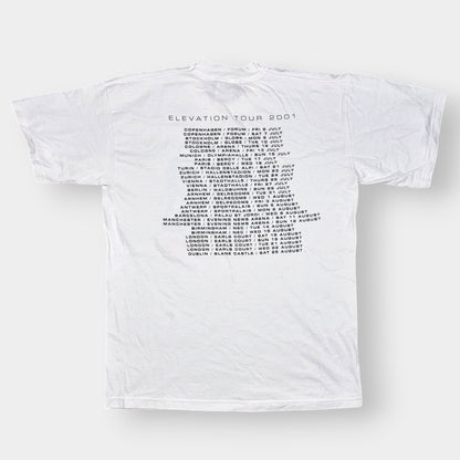 U2 | 2001 VINTAGE ELEVATION TOUR TEE (XL)