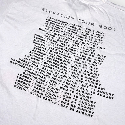 U2 | 2001 VINTAGE ELEVATION TOUR TEE (XL)