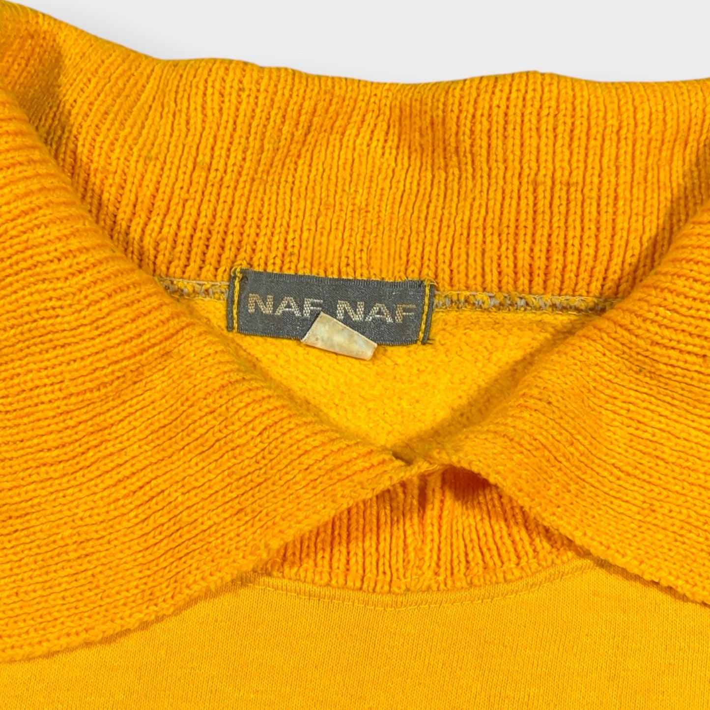 NAF NAF | 90s VINTAGE EMBROIDERED SWEATSHIRT (M)