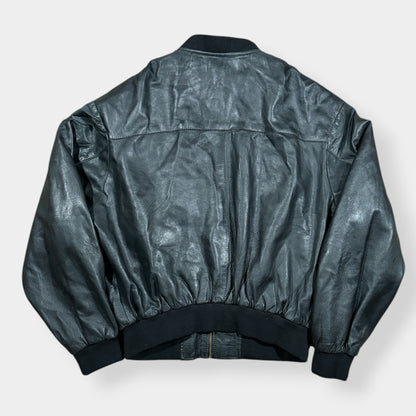 MANCHESTER UNITED | 1990s REAL LEATHER VINTAGE JACKET (XXL)