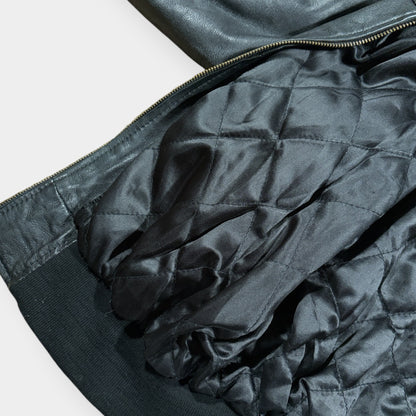 MANCHESTER UNITED | 1990s REAL LEATHER VINTAGE JACKET (XXL)