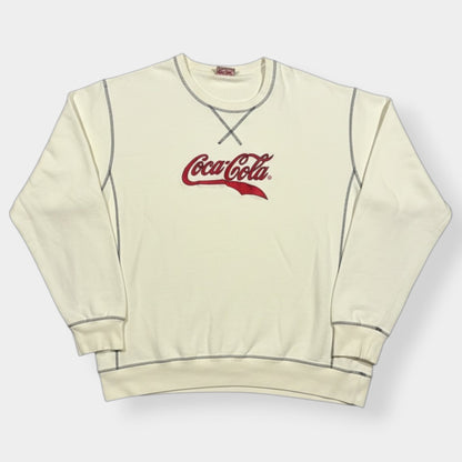 COCA-COLA WARE | 1990s VINTAGE SPELLOUT SWEATSHIRT (XXL)