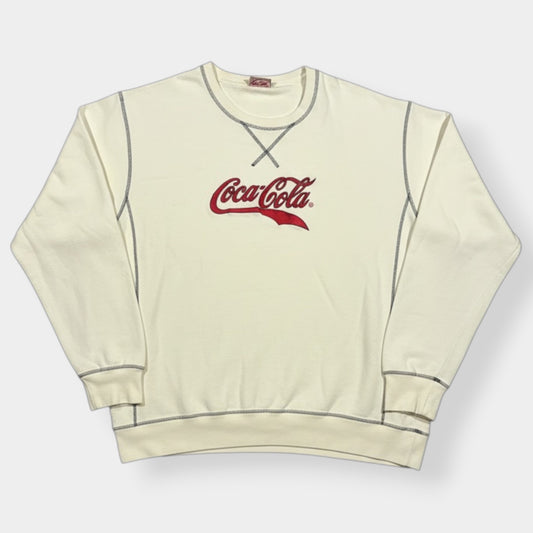 COCA-COLA WARE | 1990s VINTAGE SPELLOUT SWEATSHIRT (XXL)