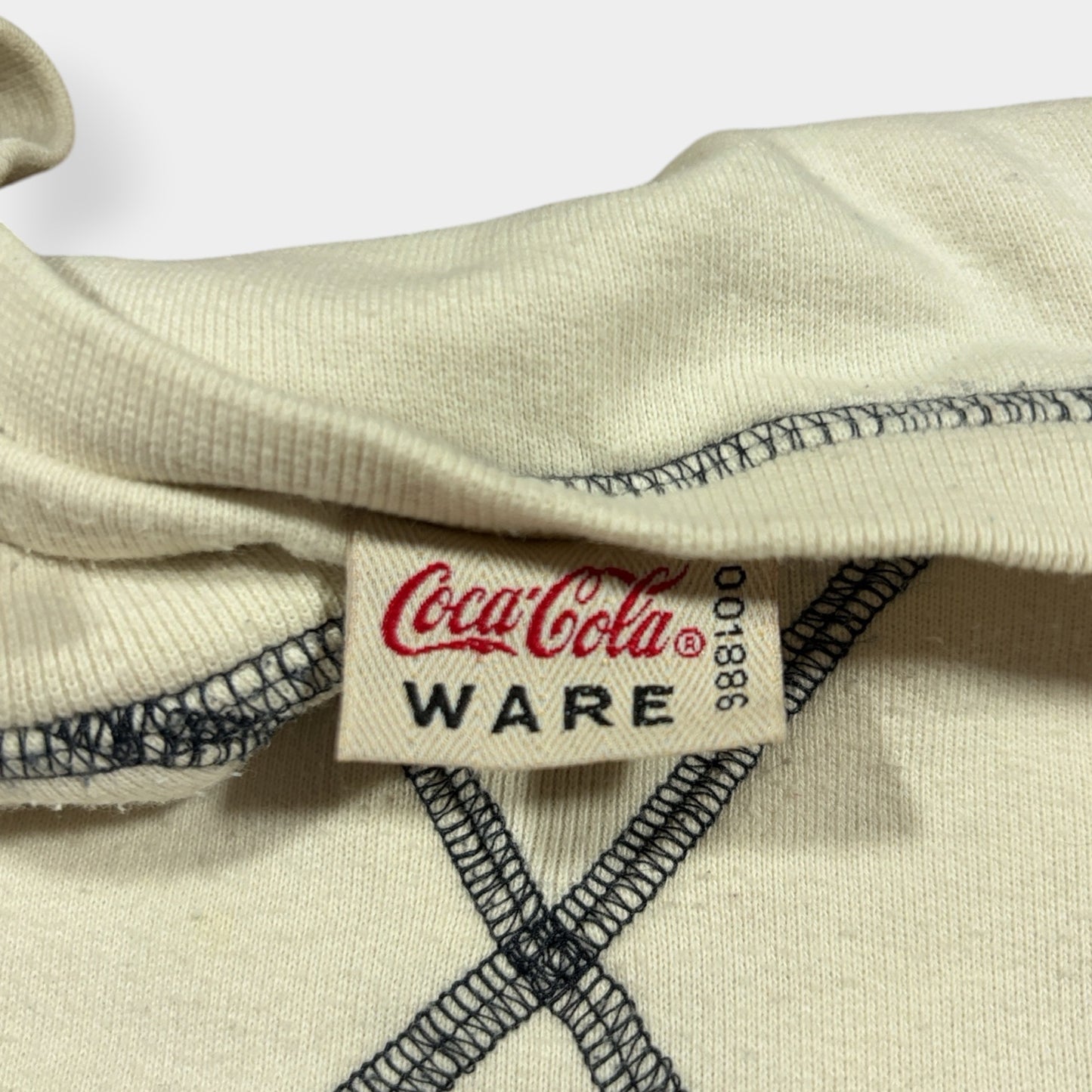COCA-COLA WARE | 1990s VINTAGE SPELLOUT SWEATSHIRT (XXL)