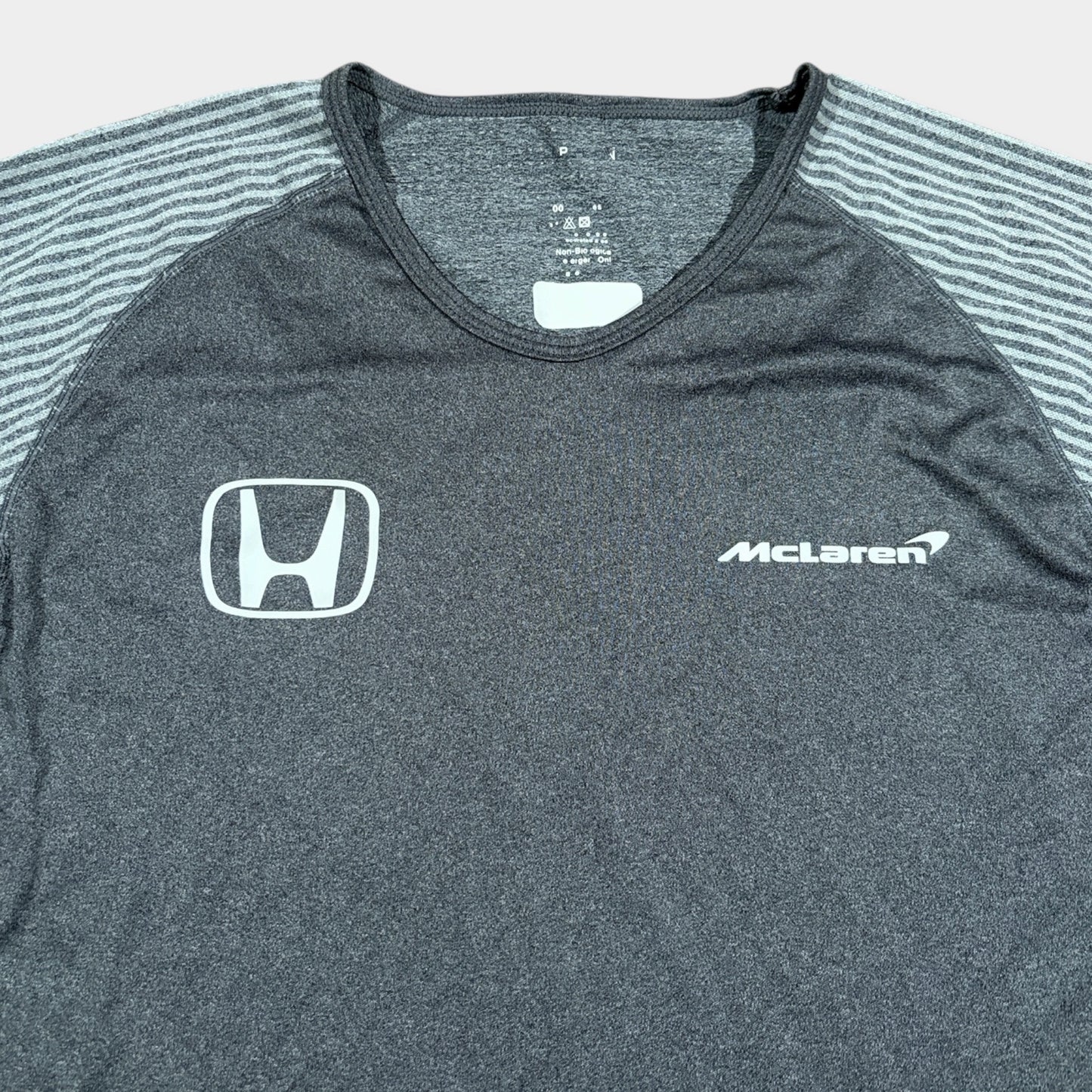 MCLAREN | LONG SLEEVE GREY RACING TEE (L)