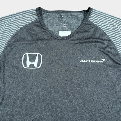 MCLAREN | LONG SLEEVE GREY RACING TEE (L)