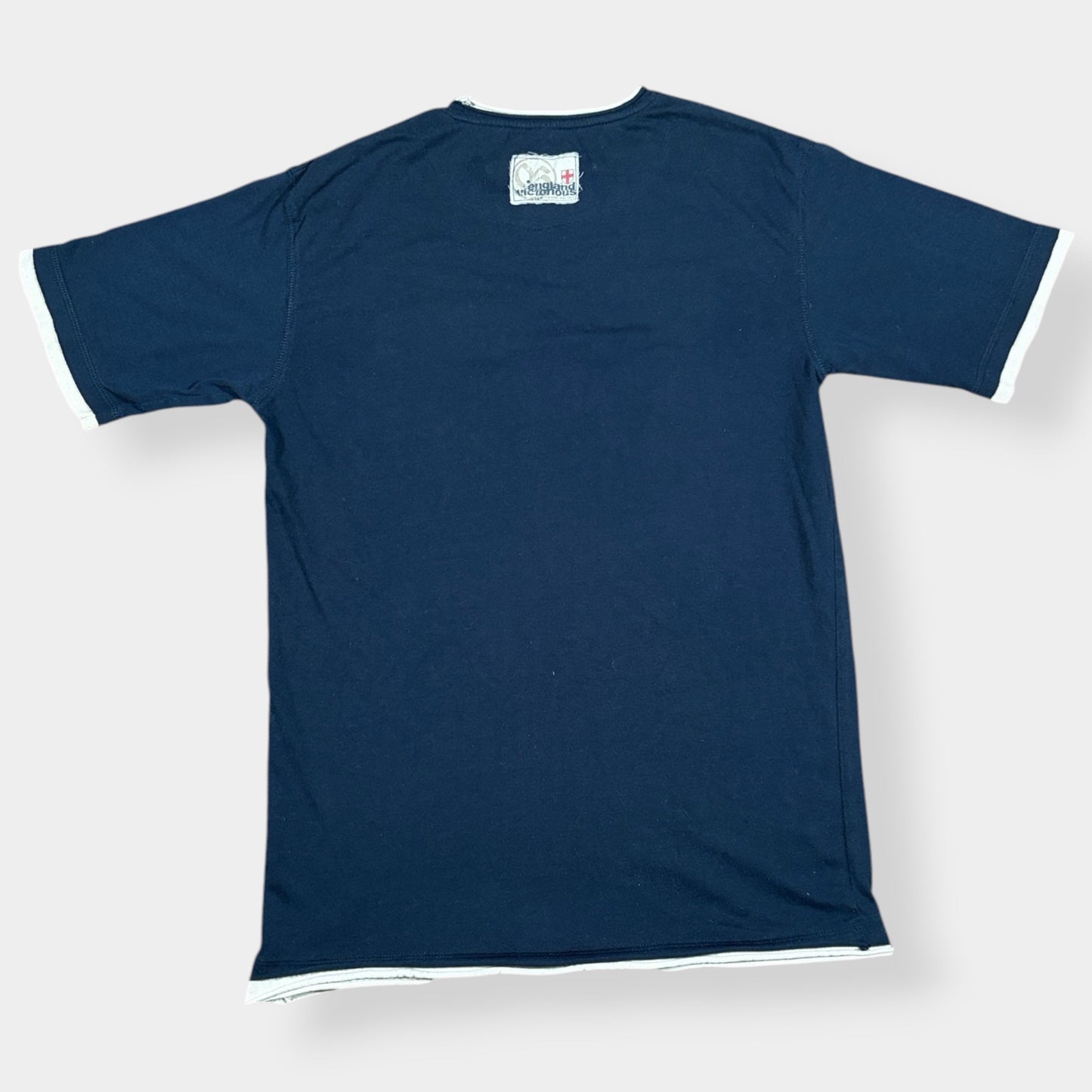 Y2K VINTAGE ENGLAND FOOTBALL TEE (L)
