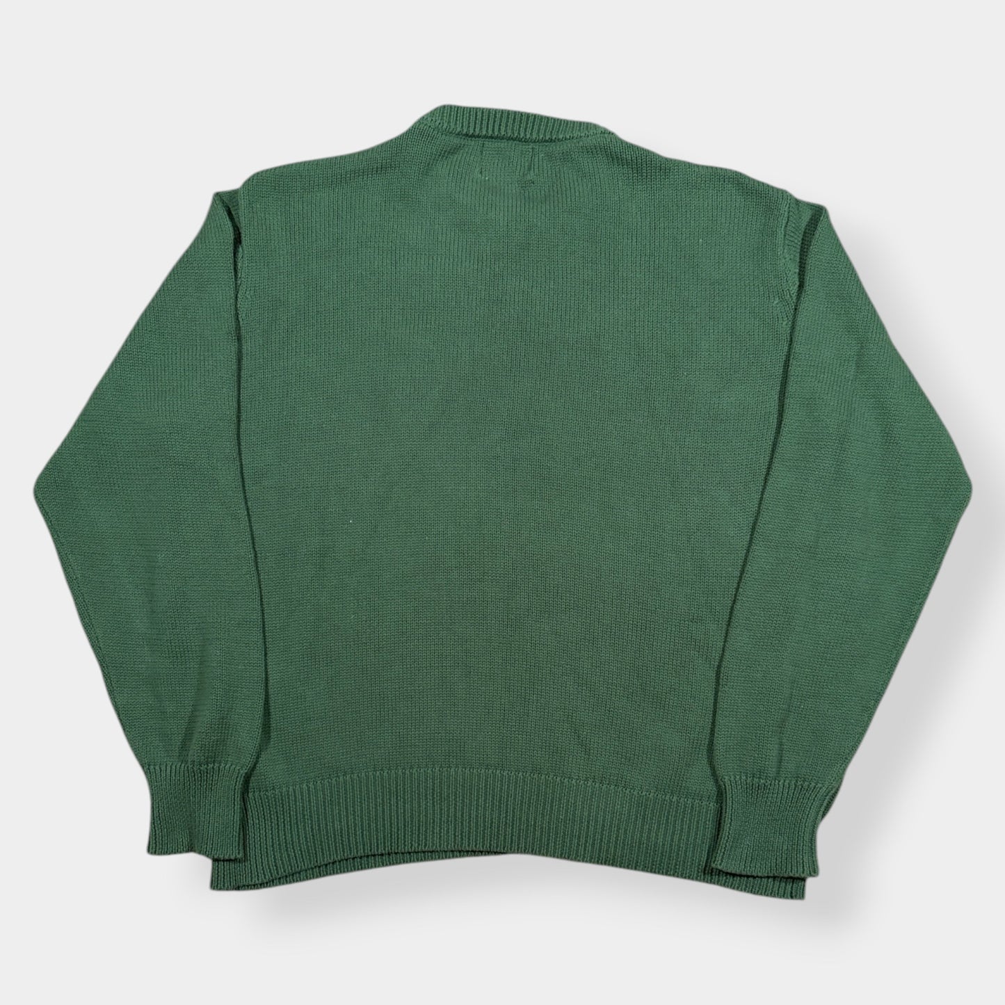 STUSSY | RARE CURLY S KNITTED SWEATSHIRT (L)