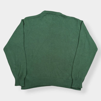 STUSSY | RARE CURLY S KNITTED SWEATSHIRT (L)
