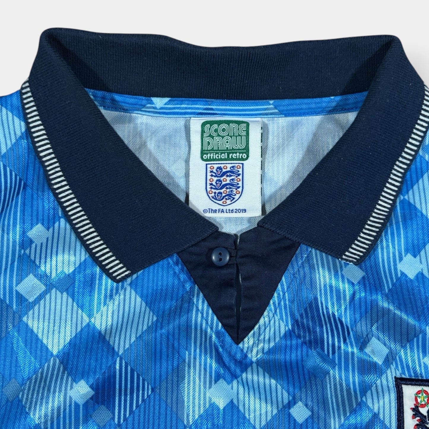 SCORE DRAW | ENGLAND RETRO FOOTBALL SHIRT (L)
