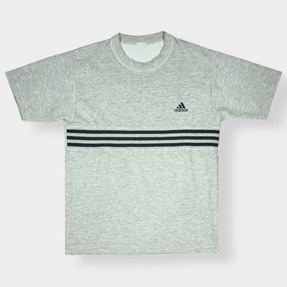 ADIDAS | 90s VINTAGE HEAVY EMBROIDERED TEE (L)