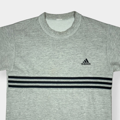 ADIDAS | 90s VINTAGE HEAVY EMBROIDERED TEE (L)