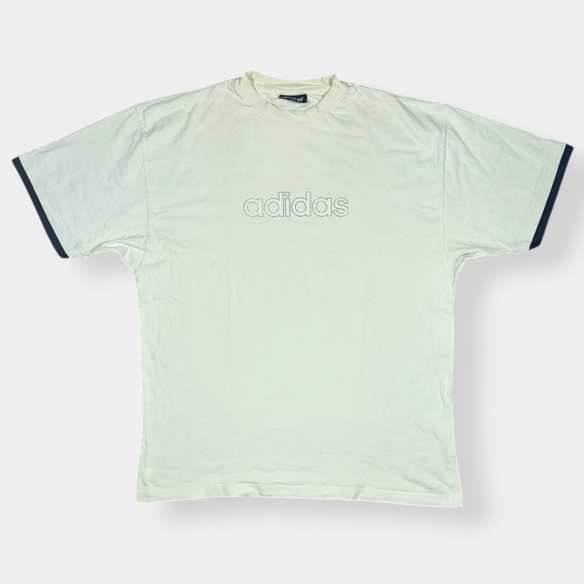 ADIDAS | 2000s BASKETBALL SLEEVED SPELLOUT TEE (XXL)