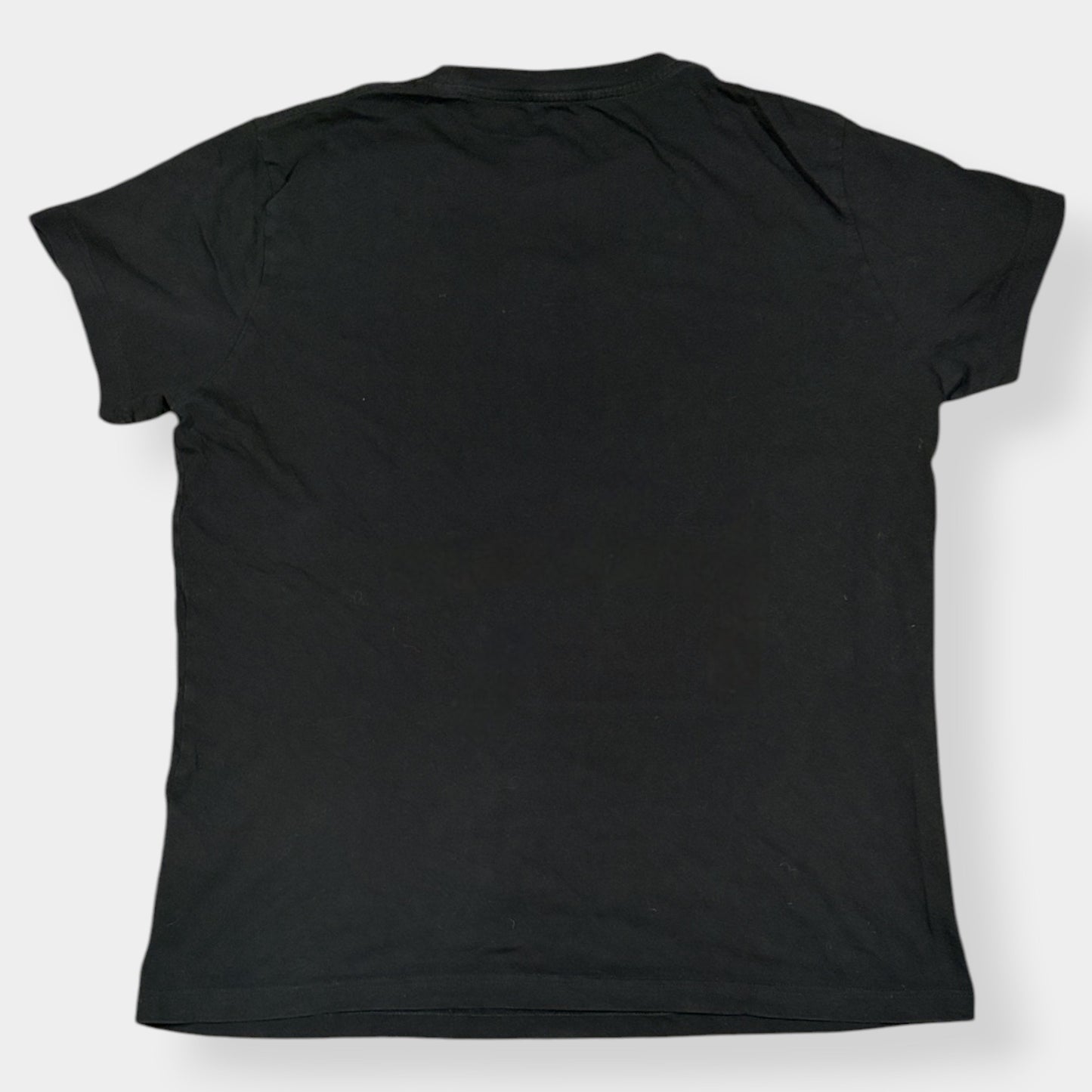 DIESEL | BLACK EMBROIDERED SPELLOUT TEE (L)