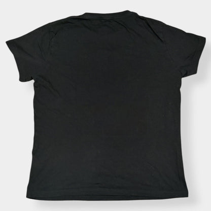 DIESEL | BLACK EMBROIDERED SPELLOUT TEE (L)
