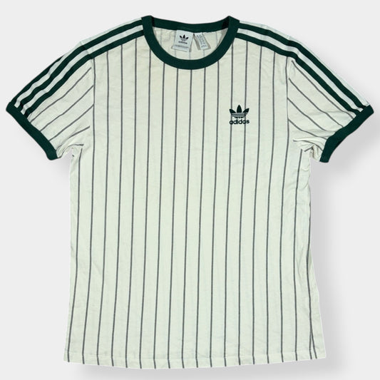 ADIDAS ORIGINALS | STRIPED RETRO TEE (UK 8)