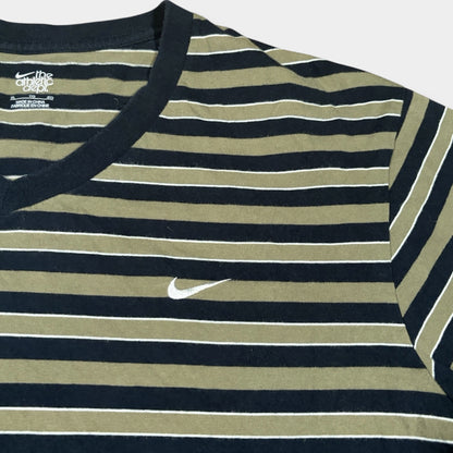 NIKE | ATHLETIC DEPARTMENT VINTAGE STRIPED TEE (XL)