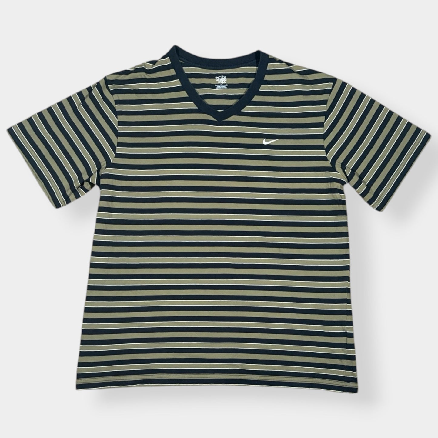 NIKE | ATHLETIC DEPARTMENT VINTAGE STRIPED TEE (XL)