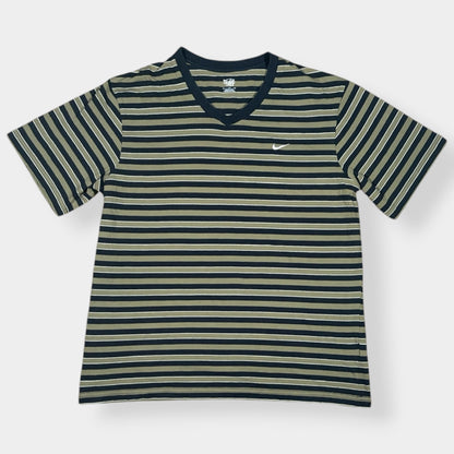 NIKE | ATHLETIC DEPARTMENT VINTAGE STRIPED TEE (XL)