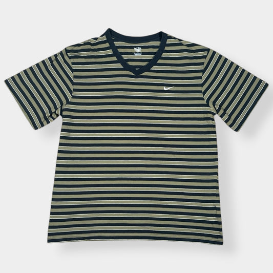 NIKE | ATHLETIC DEPARTMENT VINTAGE STRIPED TEE (XL)