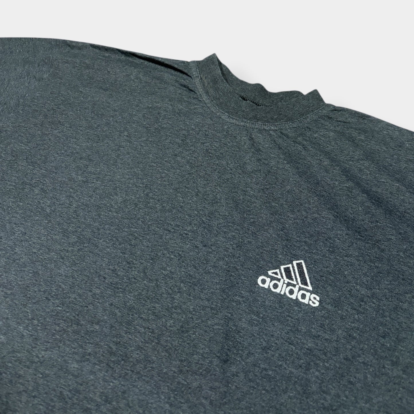 ADIDAS | 1990s VINTAGE GREY TEE (XL)