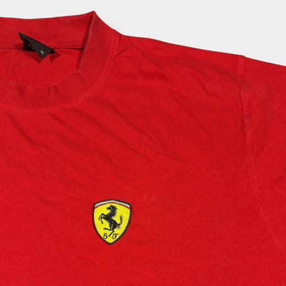 FERRARI | 2002 EMBROIDERED TEE (M)
