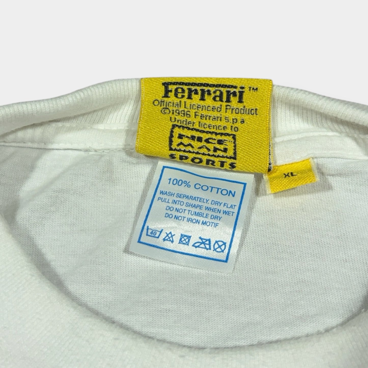 FERRARI | 1996 GRAPHIC PRINT TEE (XL)