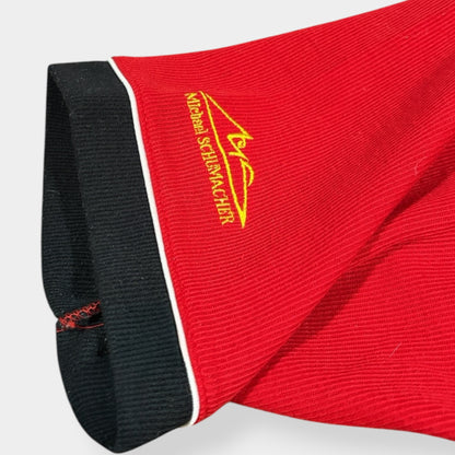 FERRARI x MICHAEL SCHUMACHER | 1990s VINTAGE POLO SHIRT (L)